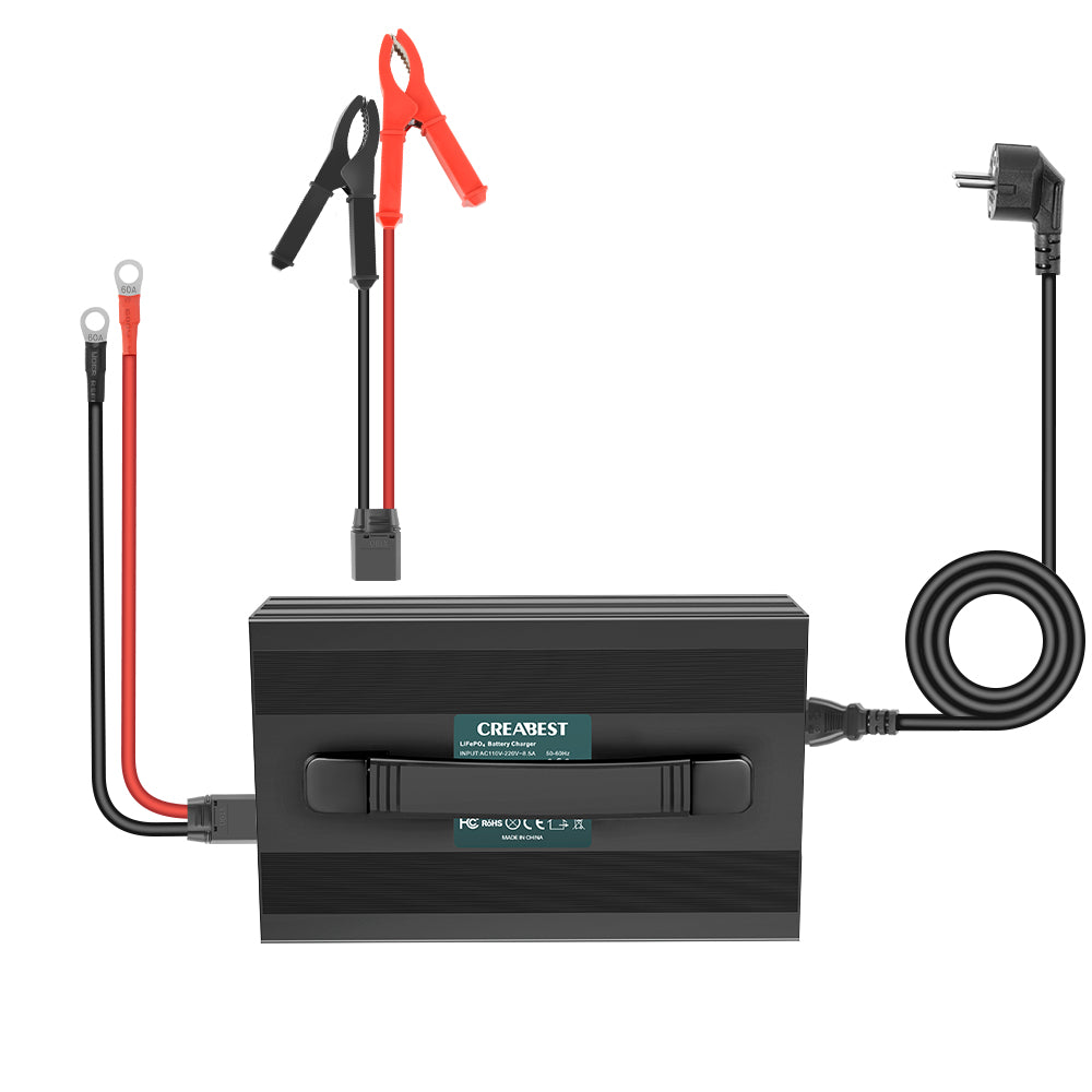 Chargeur Batterie LiFePO4 48V 15A – 58,4V – Pour Golf, Camping-car, Solaire – Protections Multiples - 10