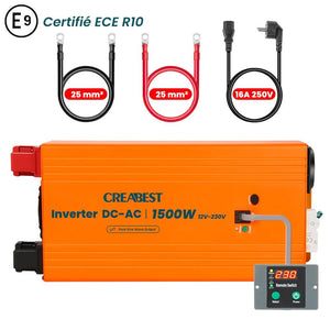 1500W Convertisseur 12V 220V