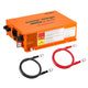 CREABEST 2000W Convertisseur 12V 220V Pur Sinus pour Camping Car, Caravane, avec MPS & Chargeur 80A & Câble-convertisseur 35 mm²