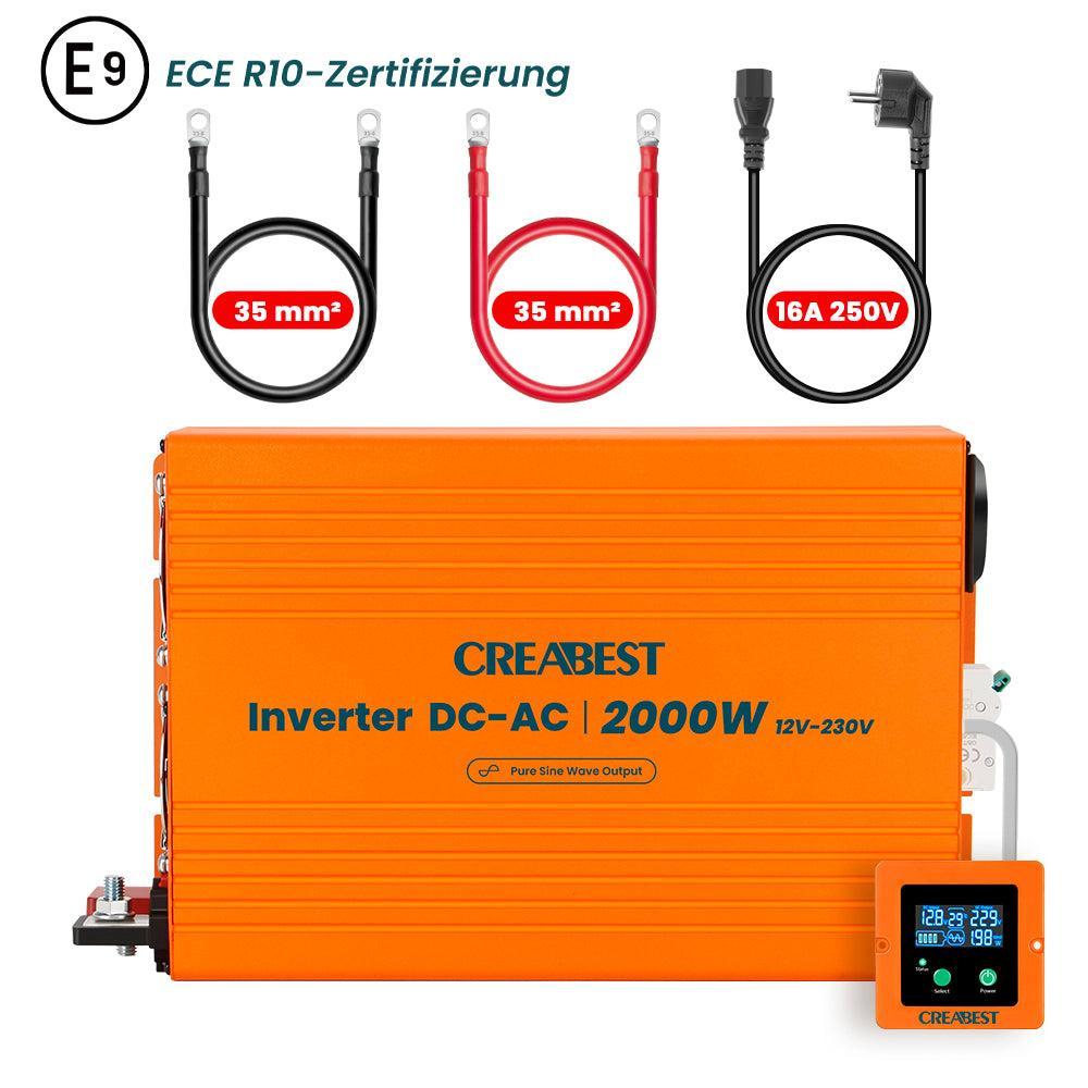 2000W Convertisseur 12V 220V
