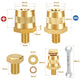 Paire d'adaptateurs de Batterie en Laiton M8, bornes de Batterie, avec outil d'installation