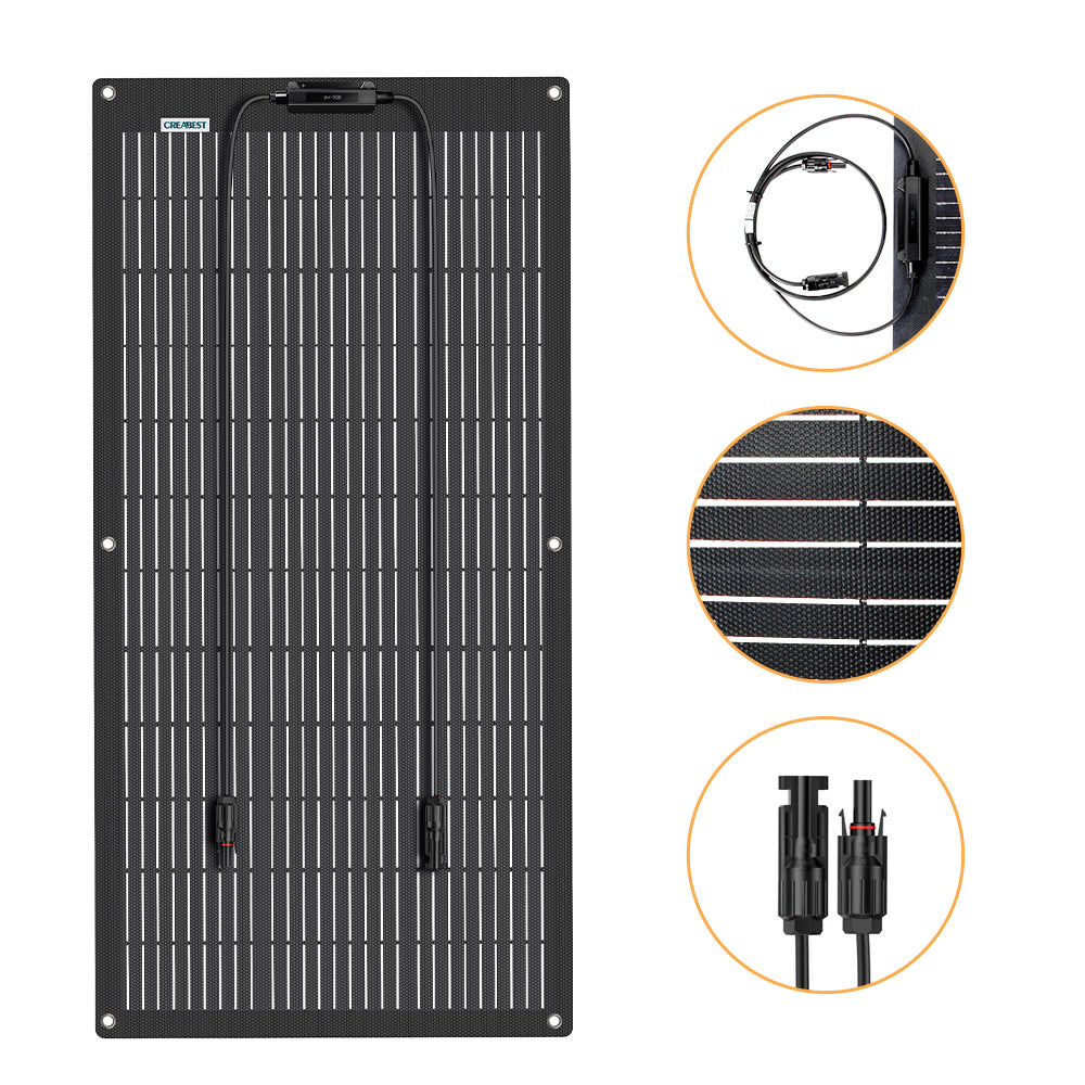 VEVOR Kit Panneau Solaire Monocristallin 200 W Panneaux Solaires 2PCS Controleur De Charge Module Pv Monocristallin A Haute Efficacite 23 Etanche Ip68 Pour Maison Camping Car Bateau Hors Rese 81845284 VEVOR Kit Panneau Solaire Monocristallin 200 W Panneaux Solaires 2PCS Controleur De Charge Module Pv Monocristallin A Haute Efficacite 23 Etanche Ip68 Pour Maison Camping Car Bateau Hors Rese 81845284
