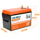 Batterie LiFePO4 200Ah 12.8V pour camping-car caravane camping bateau hors réseau avec Bluetooth