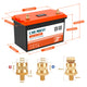 CREABEST Batterie LiFePO4 75Ah 12.8V pour Camping-car, Caravane, Moteur electrique bateau, avec Bluetooth