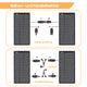 Panneau solaire flexible 100W par camping, mobil home, caravane, bateau