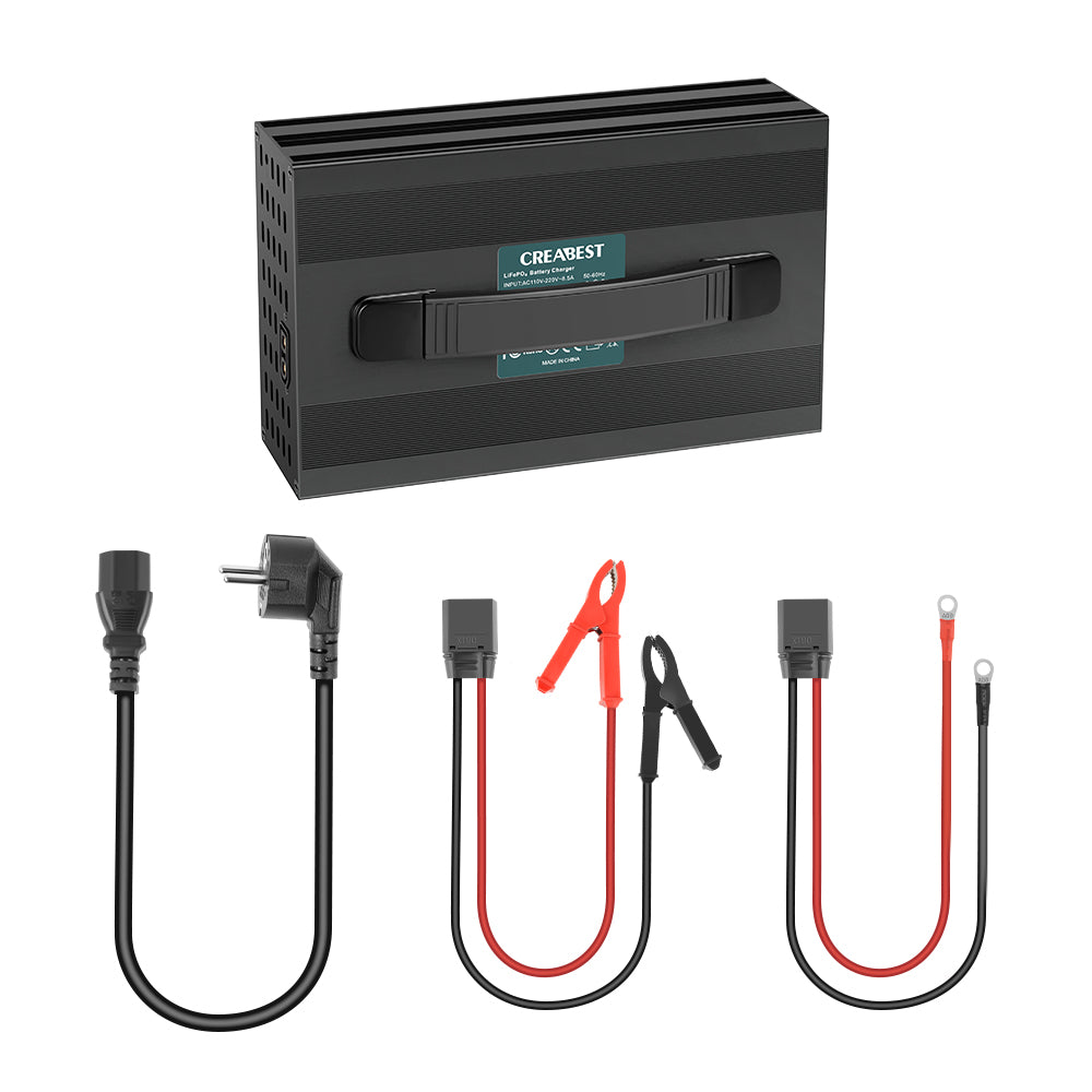 Chargeur Batterie Lithium 14.6V 40A KAISAL - Charge Rapide LiFePO4 Avec Protections Sécurité Pour RV Bateau Solaire Moteur Traîne