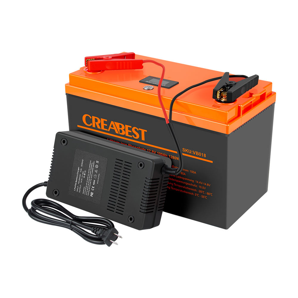 Batería de Litio de 12V 100Ah Lifepo4 con BMS incorporado - Promart