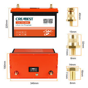 creabest battery 12V 75A SIZE