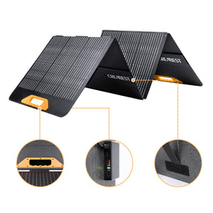 Panneau Solaire Pliable 160W per Generateur Electrique, Camping-car, caravane