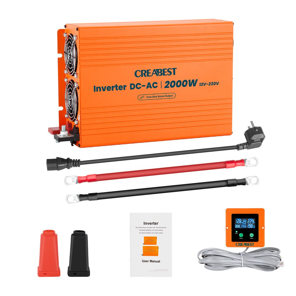 2000W Convertisseur 12V 220V