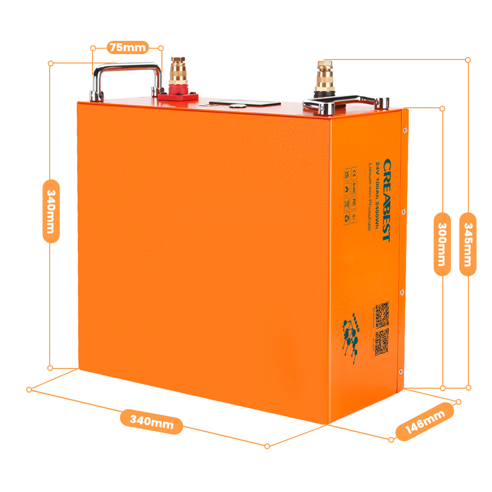 lifepo4 batterie 24v 100ah