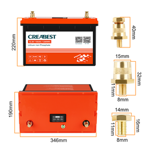 creabest VB030 100A 12V size