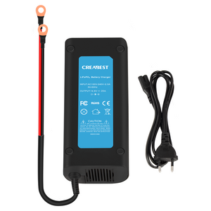 CREABEST Chargeur Batterie 12V 20A pour LiFePO4 Gel Lithium