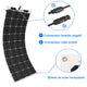 Panneau Solaire Souple 100W Monocristallin idéal pour Camping-car, Caravane, Bateau