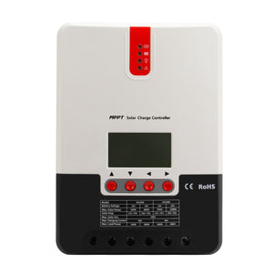 Régulateur de charge solaire MPPT 20A 30A 40A 12V / 24V pour gel, batterie au lithium
