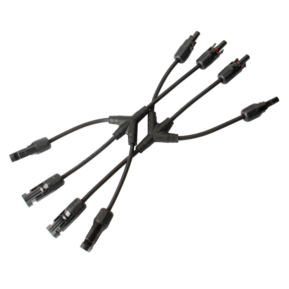 Panneau solaire T / Y Connecteurs de branche Séparateur de câble