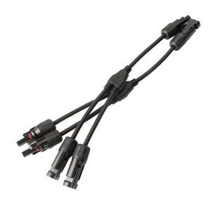 Paire de Câble Solaire avec connecteurs MC4 - Double 