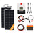 Kit Panneau Solaire Souple 200W pour Camping-car, Caravane, Bateau avec batterie LiFePO4
