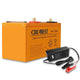 Batterie LiFePO4 120Ah 12.8 V pour camping-car caravane camping bateau lithium fer phosphate