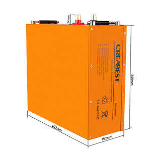 Batterie LiFePO4 258Ah 12.8V pour camping-car caravane camping bateau avec Bluetooth Smartphone APP