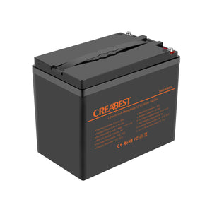 Batterie LiFePO4 50Ah 12.8V pour pour camping-car, caravane, camping, solaires, moteur électrique, hors réseau, bateau.