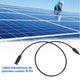 Creabest Câble solaire Prise MC4 Câble d'extension de câblage 10AWG (6 mm²) (une) pour batterie solaire Alimentatiode de